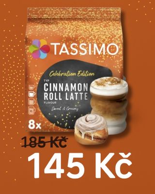 🥐☕ Sladká novinka pro milovníky kávy! ☕🥐 Tassimo Cinnamon Roll Latte – lahodná kombinace skořicové rolky a krémového...