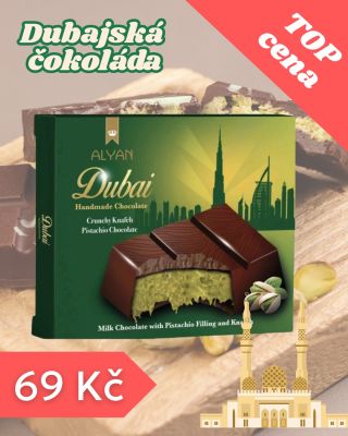 💡 Náš TIP na sladký nákup! 🍫✨ Dubajská čokoláda Alyan — luxusní chuť, kterou si teď můžeš dopřát za nejlepší cenu! 💥 Velká...