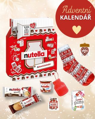 ✨ Advent, který chutná po Nutelle! 🍫🎄 Rozbalujte každý den sladké překvapení s Nutella adventním kalendářem (528 g)! 🎁...