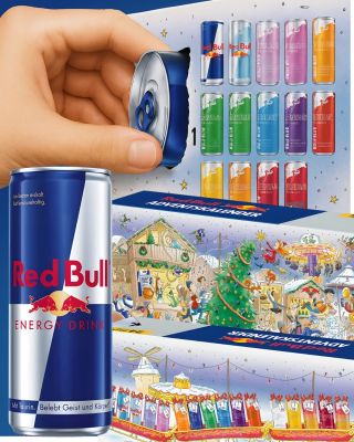 🔥 Advent plný energie! 🔥 Otevři každý den jedno okénko a načerpej sílu s Red Bullem 💪✨😈 Limitovaný Red Bull adventní...
