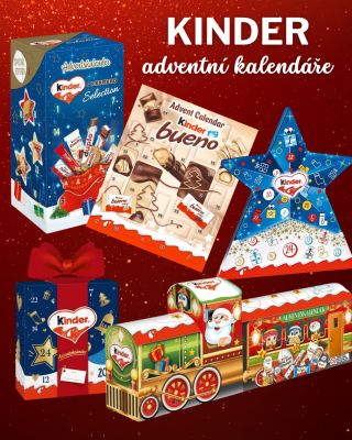 🎄 Otevři okénko a najdi čokoládové překvapení! 🎁 Každý den něco nového, každý den Kinder radost! 🎅 Adventní kalendáře...