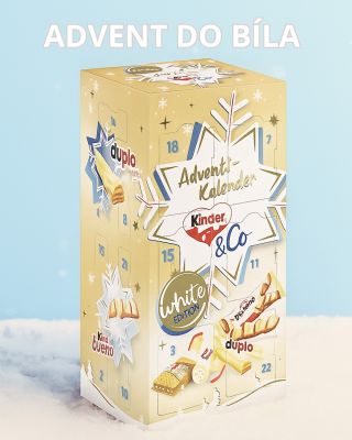 ✨ Bílé Vánoce ve znamení Kinder! 🍫❄️ Přivítejte ADVENT s limitovanou WHITE edicí plnou bílé čokolády 🤍 Kinder Bueno White,...