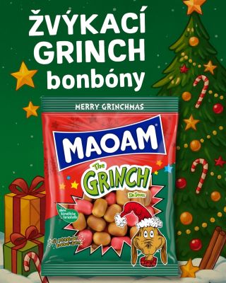 🎄🎅 Připravte se na pořádnou GRINCH-mánii! 💚 Žvýkací bonbóny MAOAM The Grinch jsou tu, aby vám osladily Vánoce — i když...