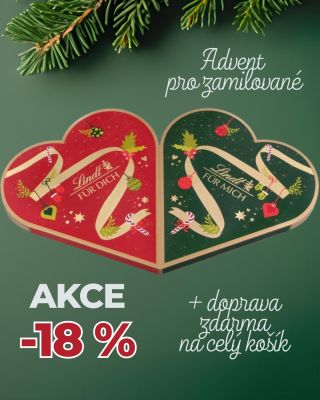 💝✨ Pro všechny zamilované (a milovníky čokolády)! Ikonický Lindt adventní kalendář ve tvaru srdce nabízíme nyní se SLEVOU...