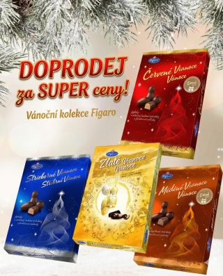 Milovníci čokolády, pozor! 🎉 Na Vševýhodně právě doprodáváme poslední kusy ikonických vánočních kolekcí Figaro – a to za...