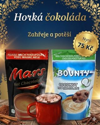 🎄 ZAHŘEJ SE NA MAX ❄️ s horkou čokoládou Mars nebo Bounty! 🍫☕🥥 Když se venku začne ochlazovat, není nic lepšího než si...